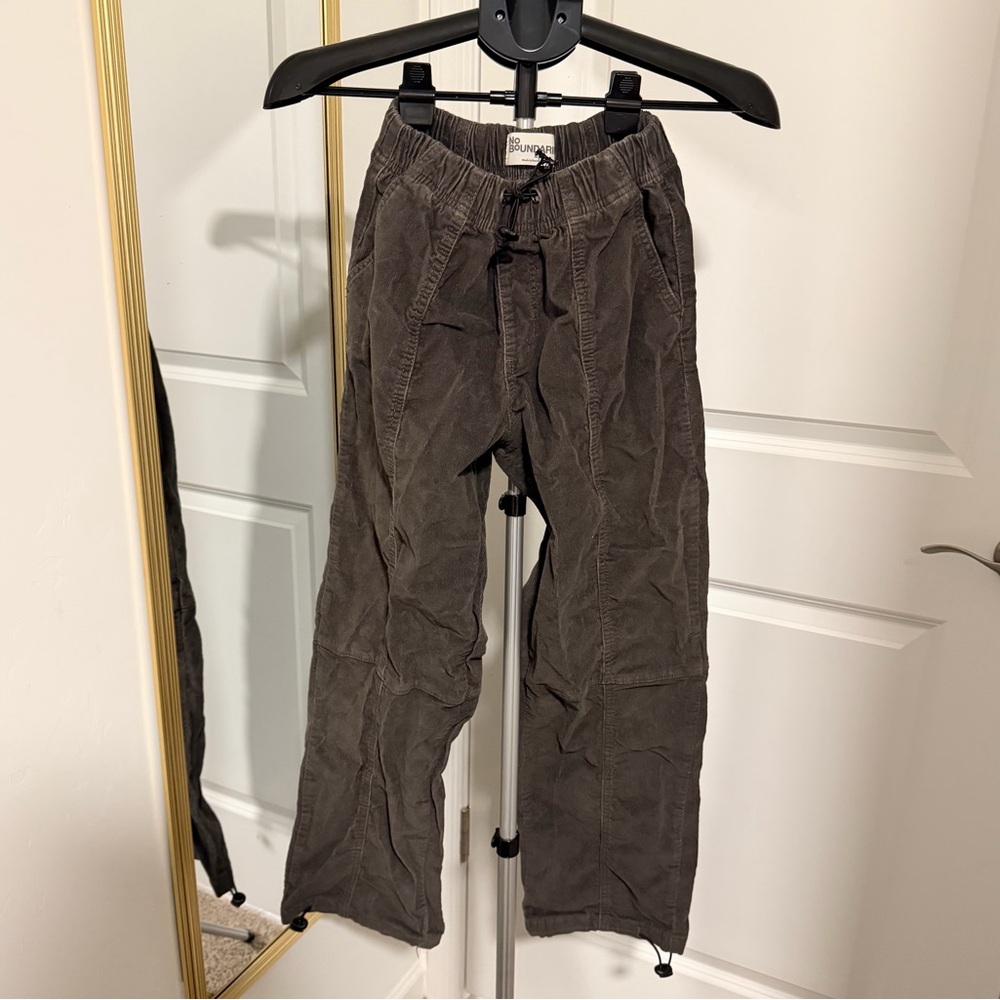 No Boundaries | Dark Brown Corduroy Pants